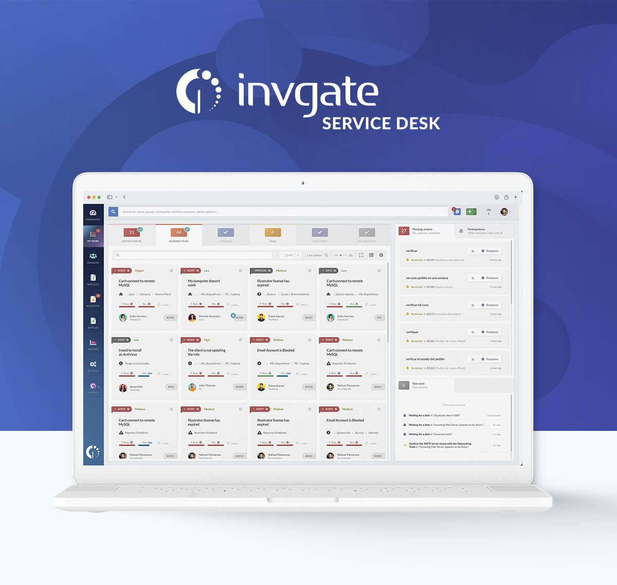 InvGate Service Desk: 5-minutos demo